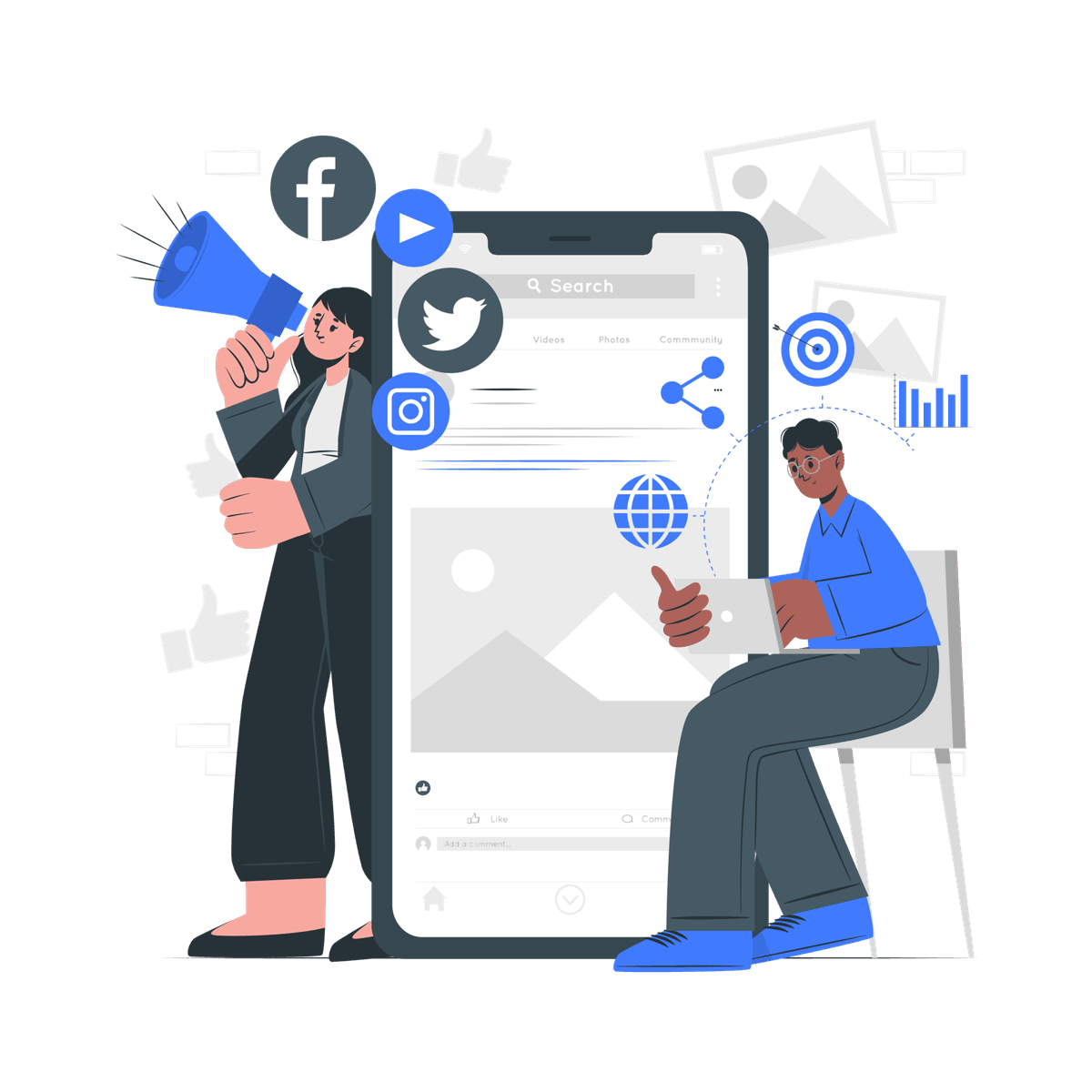 desktop app hero section image